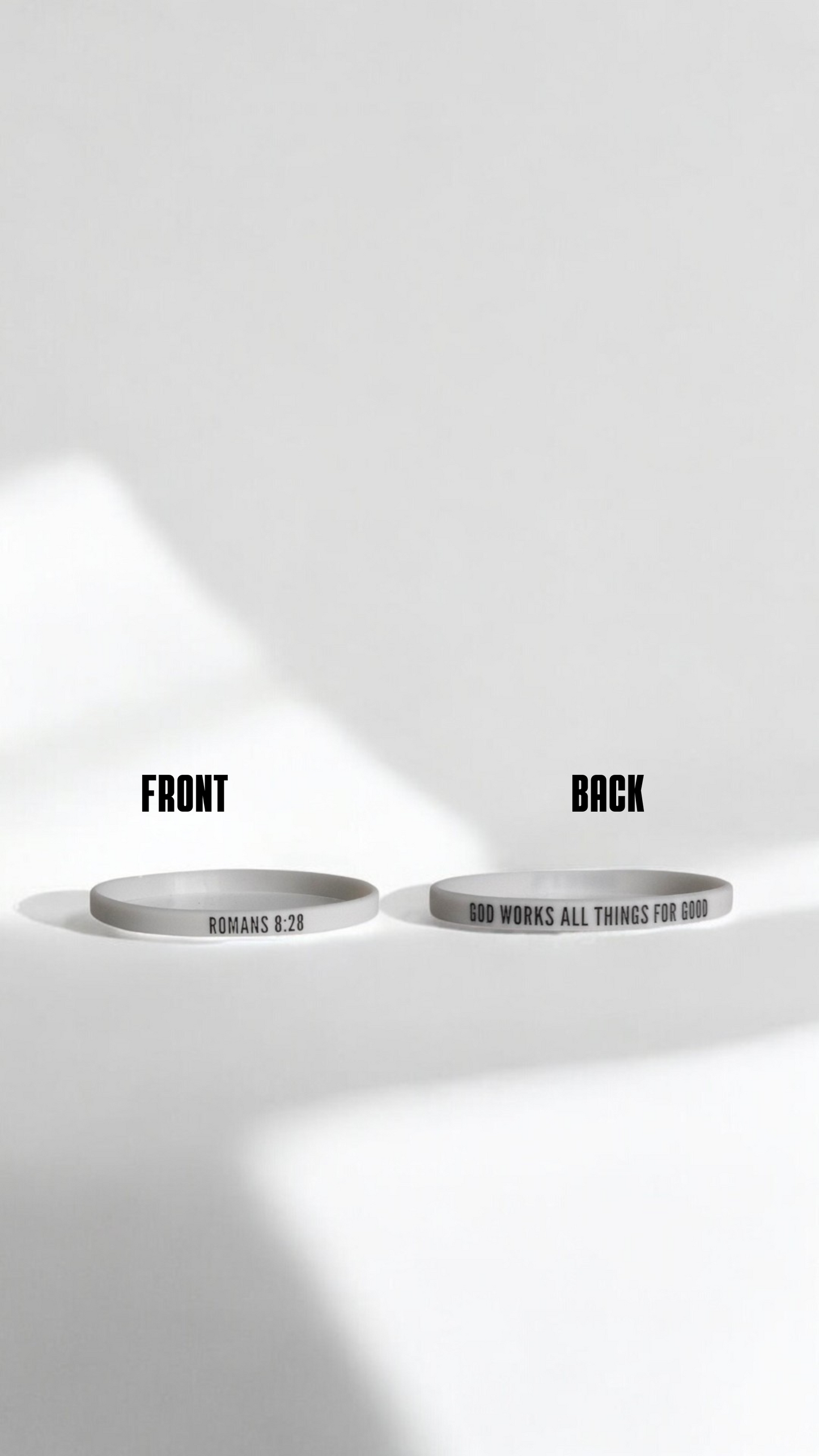 5 Pack- Bible Verse Bracelets Set (Thin)