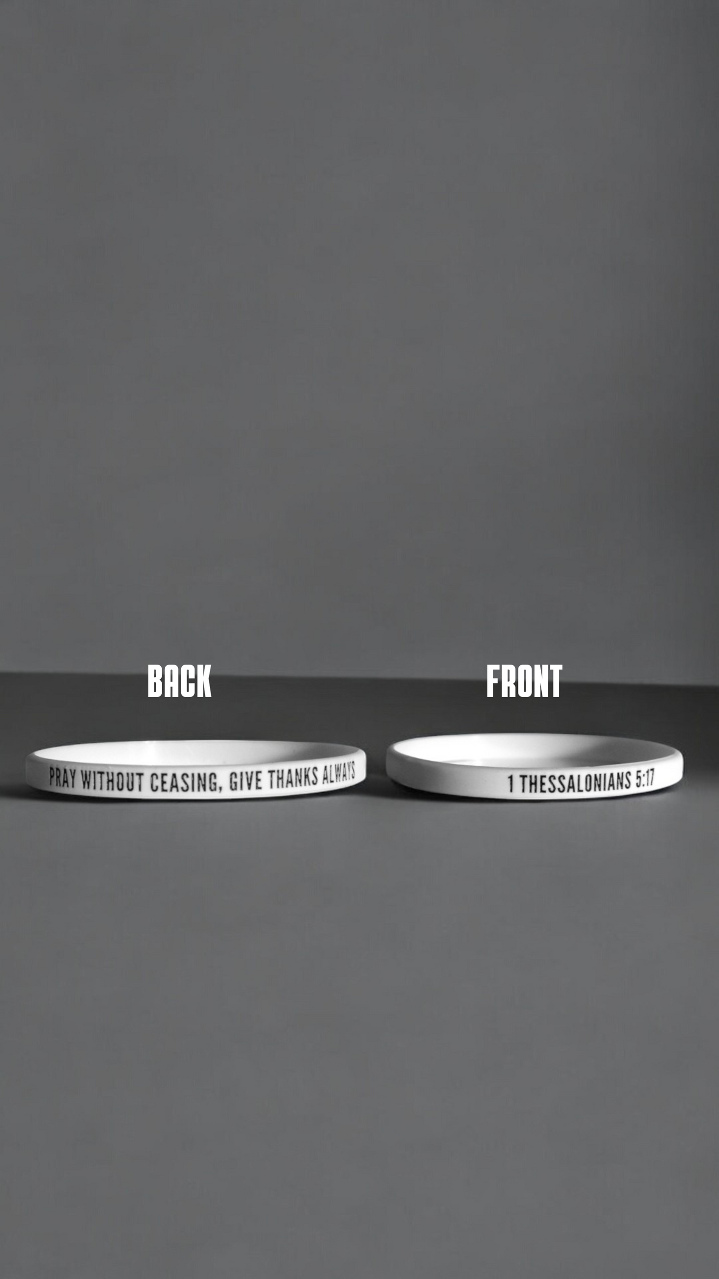 5 Pack- Bible Verse Bracelets Set (Thin)
