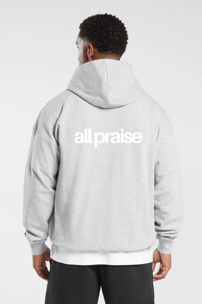 Allpraise- Grey Oversize Hoodie