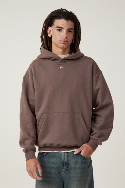 Oversized All Praise Hoodie- Chocolate