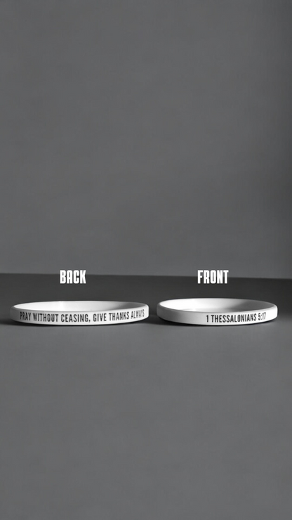 5 Pack- Bible Verse Bracelets Set (Thin)