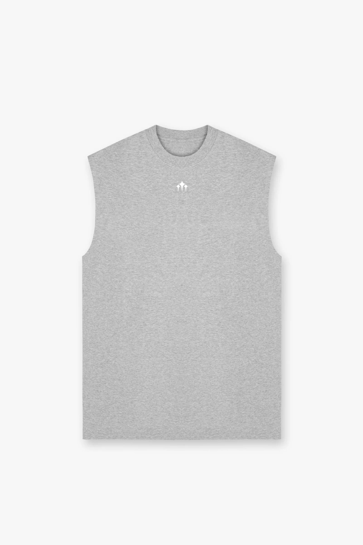 All Praise Grey Cut-Off Tee